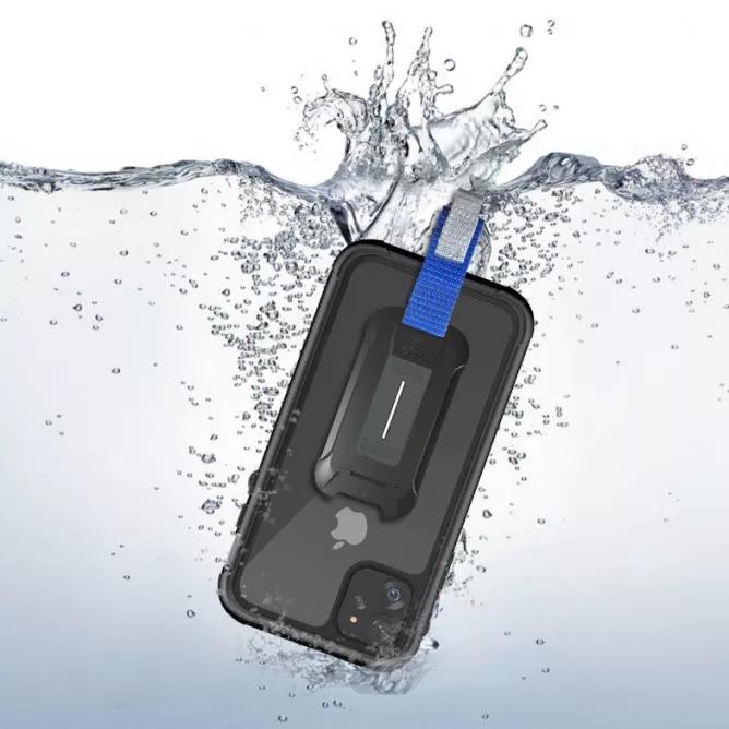 MX-IPH-11 | IPHONE 11 6.1 WATERPROOF CASE | IP68 SHOCK & WATER PROOF COVER W/ X-MOUNT & CARABINER