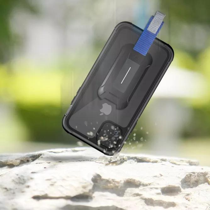 MX-IPH-11 | IPHONE 11 6.1 WATERPROOF CASE | IP68 SHOCK & WATER PROOF COVER W/ X-MOUNT & CARABINER