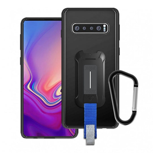 Samsung Galaxy S10 Mountable Shockproof Rugged Case For Outdoors W Carabiner | BX3-SS19-S10