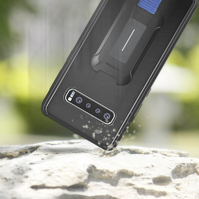 Samsung Galaxy S10 Mountable Shockproof Rugged Case For Outdoors W Carabiner | BX3-SS19-S10