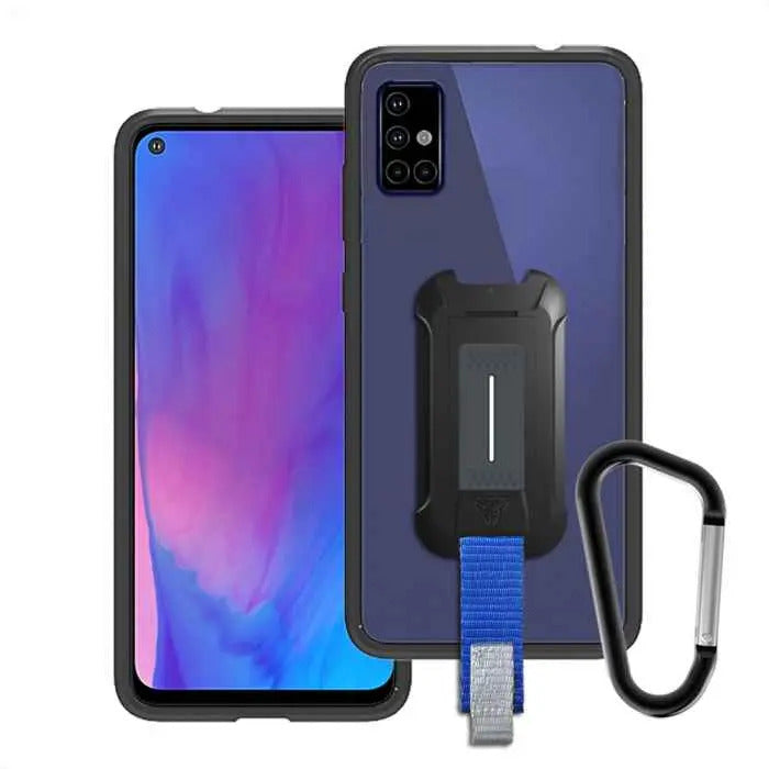 BX3-SS20-M51 | SAMSUNG GALAXY M51 CASE | MOUNTABLE SHOCKPROOF RUGGED CASE FOR OUTDOORS W/ CARABINER