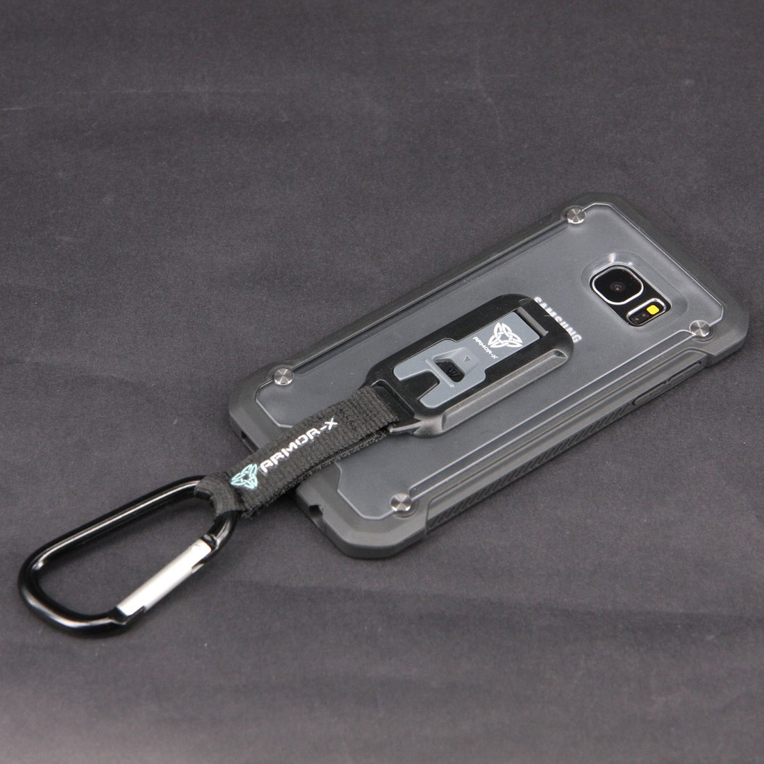 Samsung Galaxy A3 Case | Rugged Shockproof Cover + Carabiner | BT-A3_7-BK