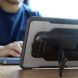 DXS-iPad-N5 | iPad 10.9 (10th Gen.) | Ultra slim 4 corner Anti-impact tablet case with hand strap kick-stand & X-Mount