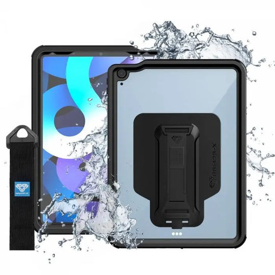iPad Air 4 2020 / Air 5 2022 | IP68 Waterproof Case With Handstrap & Kickstand & X-Mount | MXS-A14S
