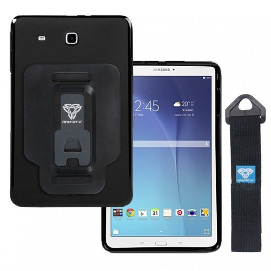 Samsung Galaxy Tab E 9.6 T560 T561 ( Nu Version ) | Protective Cover With Hand Strap | PXT-SS26