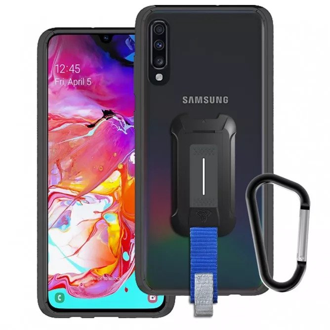 BX3-SS19-A70 | SAMSUNG GALAXY A70 | MOUNTABLE SHOCKPROOF RUGGED CASE FOR OUTDOORS W/ CARABINER