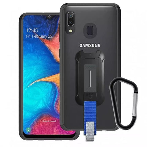 BX3-SS19-A20/30 | SAMSUNG GALAXY A20/A30 | MOUNTABLE SHOCKPROOF RUGGED CASE FOR OUTDOORS W/ CARABINER