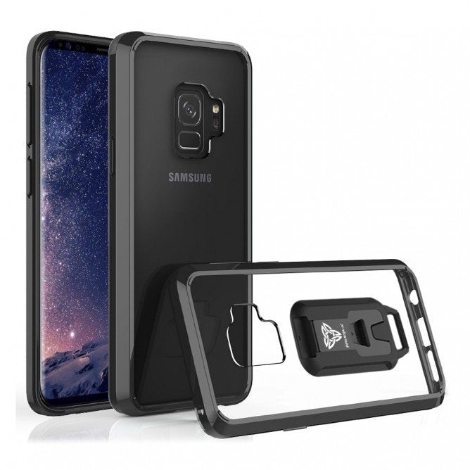 BX3-S9 | SAMSUNG GALAXY S9 | SHOCKPROOF RUGGED CASE + BELT CLIP & CARABINER