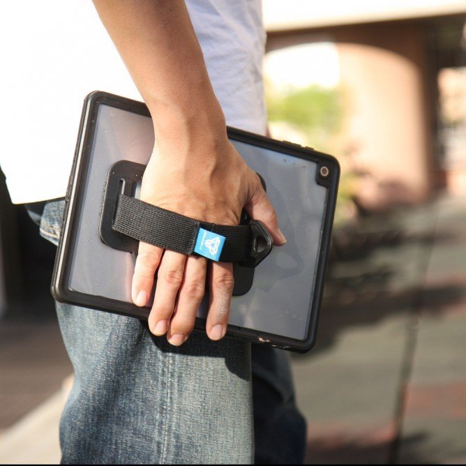 iPad 9.7 ( 2017 5th Gen. / 2018 6th Gen. ) | IP68 Waterproof Case With Handstrap & Kickstand & X-Mount | MXS-A7S