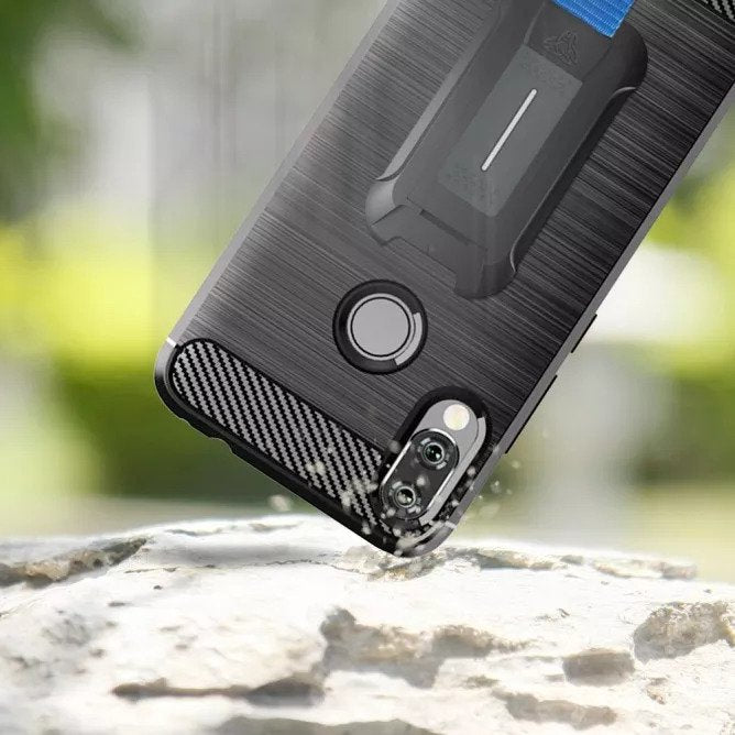 Xiaomi Redmi Note 7 / Note 7 Pro | Mountable Shockproof Rugged Case For Outdoors W/ Carabiner | TP-MI19-RN7