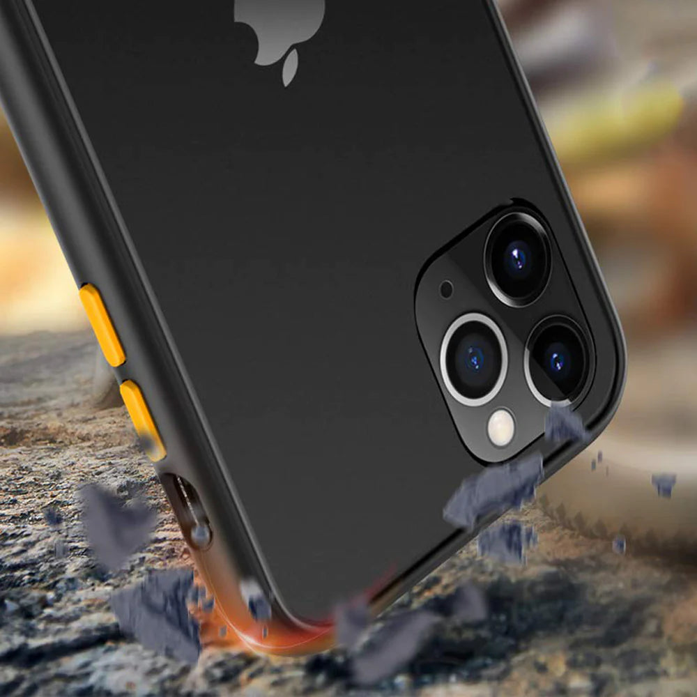 iPhone 11 Case 6.1 | Ultra Slim Hyper Shockproof Case w/ X-Mount & Carabiner -Black | GX-IPH-11-BK