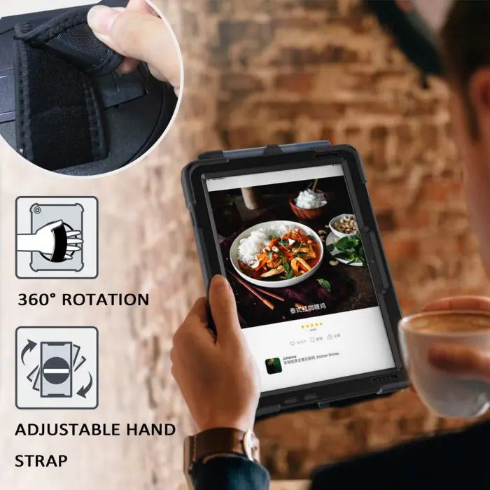 Microsoft Surface Go / Surface Go 2 / Surface Go 3 | Ultra 3 layers shockproof rugged case with hand strap and kick-stand | JLN-MS-SFGO2