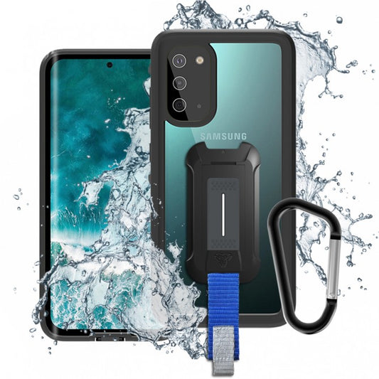 MX-S20-BK | SAMSUNG GALAXY S20 / S20 5G WATERPROOF CASE | IP68 SHOCK & WATER PROOF COVER W/ X-MOUNT & CARABINER