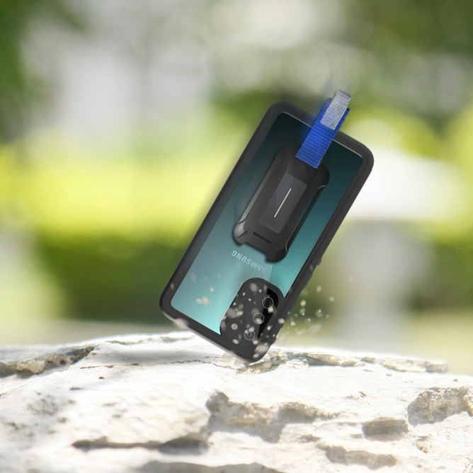 Samsung Galaxy S20 / S20 5G Waterproof Case | IP68 Shock & Water Proof Cover W/ X-Mount & Carabiner | MX-S20-BK