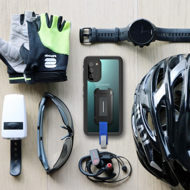 Samsung Galaxy S20 / S20 5G Waterproof Case | IP68 Shock & Water Proof Cover W/ X-Mount & Carabiner | MX-S20-BK
