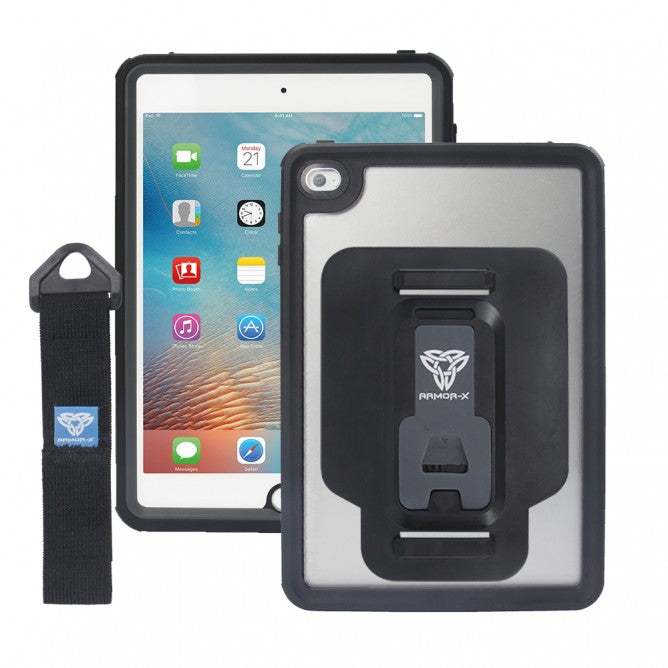 MXS-A3S-4 | APPLE IPAD MINI 4 | IP68 2 METER WATERPROOF CASE WITH HAND STRAP