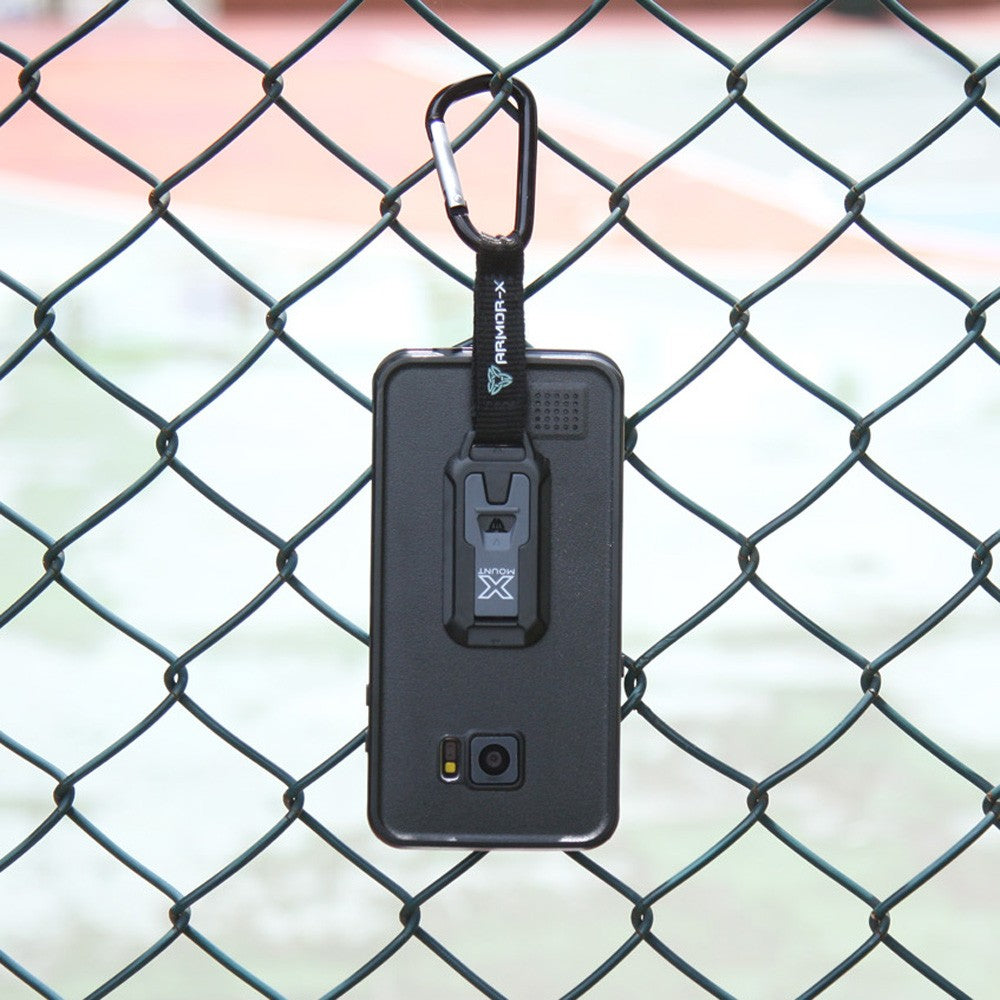 MX-S9-BK  SAMSUNG GALAXY S9  IP68 2 METER WATERPROOF CASE WITH CARABINER
