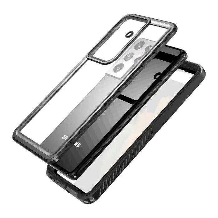 Samsung Galaxy S21 Ultra 5G Waterproof Case | IP68 Shock & Water Proof Cover W/ X-Mount & Carabiner | MX-SS21-S21U