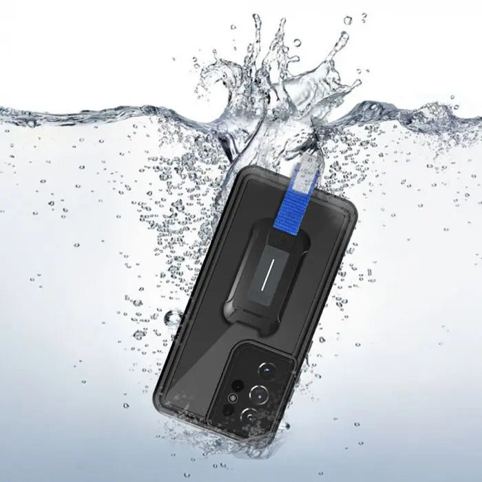 MX-SS21-S21U | SAMSUNG GALAXY S21 ULTRA 5G WATERPROOF CASE | IP68 SHOCK & WATER PROOF COVER W/ X-MOUNT & CARABINER