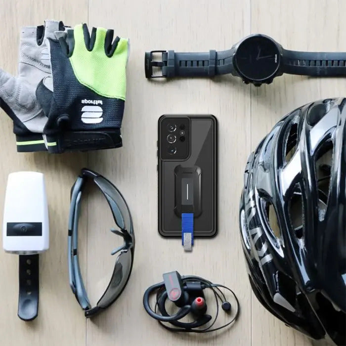 MX-SS21-S21U | SAMSUNG GALAXY S21 ULTRA 5G WATERPROOF CASE | IP68 SHOCK & WATER PROOF COVER W/ X-MOUNT & CARABINER