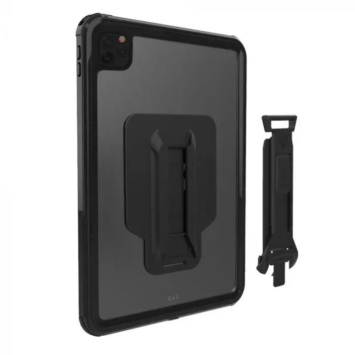 MXS-A17S | iPad Pro 12.9 ( 5th / 6th Gen ) 2021 / 2022 | IP68 Waterproof, Shock & Dust Proof Case With Handstrap & Kickstand & X-Mount