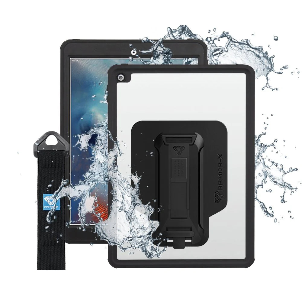 MXS-A8S | iPad Air (3rd Gen.) 2019 | IP68 Waterproof Case With Handstrap & Kickstand & X-Mount