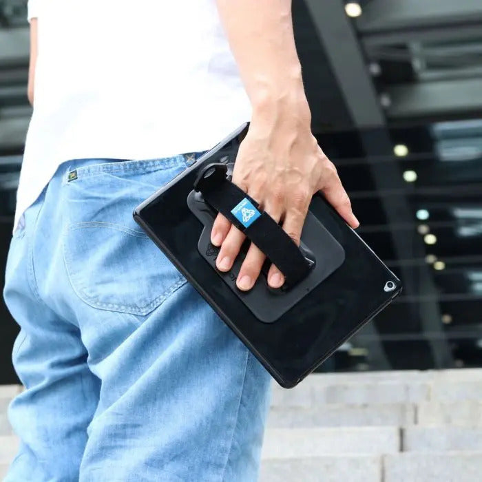 PXS-AP03 | APPLE IPAD 9.7 / IPAD PRO 9.7 2016 / IPAD AIR 1 / IPAD AIR 2 | SHOCKPROOF CASE W/ KICKSTAND & HAND STRAP & X-MOUNT