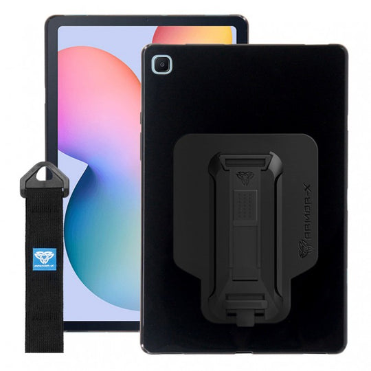 Samsung Galaxy Tab S6 Lite SM-P610/615 | Shockproof Case W/ Kickstand & Hand Strap & X-Mount Adapter | PXS-SS-S6L