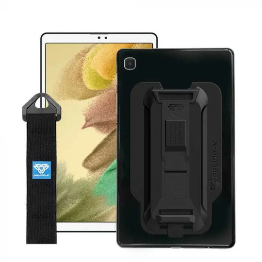 Samsung Galaxy Tab A7 Lite (SM-T220 / SM-T225) | Shockproof Case W/ Kickstand & Hand Strap & X-Mount | PXS-SS-T225