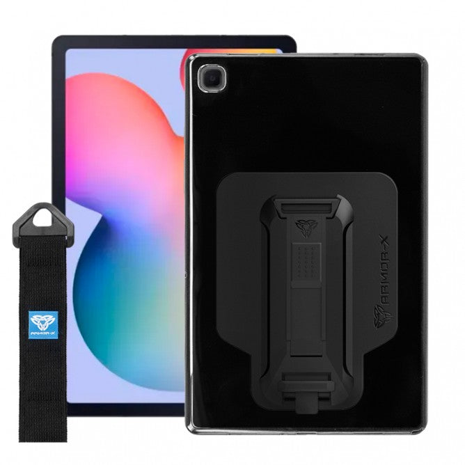 Samsung Galaxy Tab A7 10.4 SM-T500/505/507 | Shockproof Case W/ Kickstand & Hand Strap & X-Mount | PXS-SS-T500