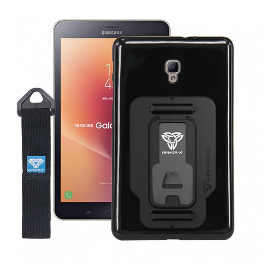PXT-SS35_H | GALAXY TAB A 8.0 (2017) T380 T385 TAB A2S | PROTECTIVE CASE W/ HAND STRAP & X-MOUNT