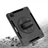 iPad Pro 11 ( 1st / 2nd / 3rd / 4th Gen ) 2018 / 2020 / 2021 / 2022 | Rainproof military grade rugged case with hand strap & kick-stand & pen holder | RIN-iPad-PR8 — view 5