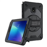 Samsung Galaxy Tab Active 3 T570 T575 T577 | Rainproof Military Grade Rugged Case With Hand Strap And Kick-Stand | RIN-SS-T570 — view 1