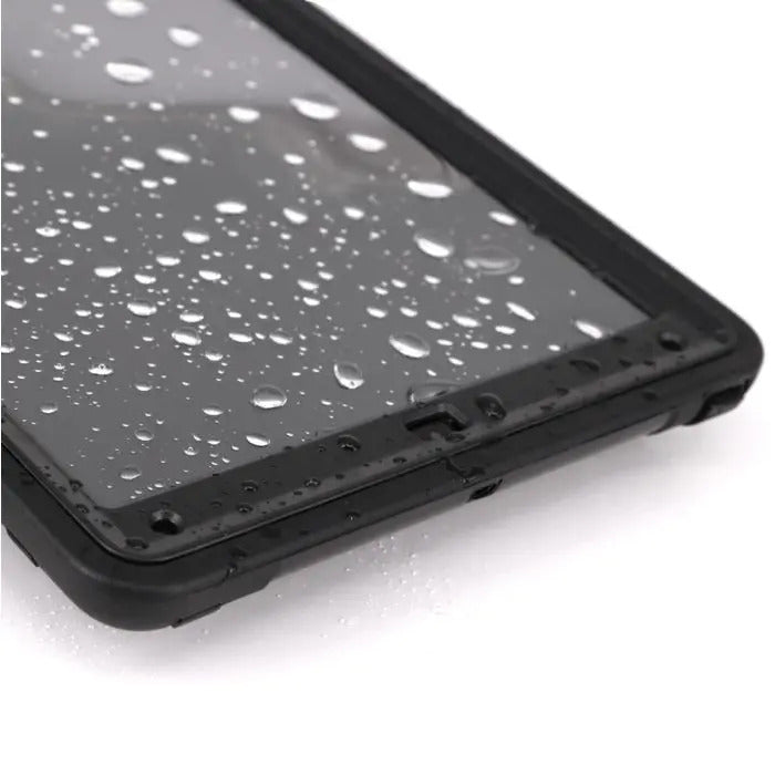 RIN-iPad-PR8 | iPad Pro 11 ( 1st / 2nd / 3rd / 4th Gen ) 2018 / 2020 / 2021 / 2022 | Rainproof military grade rugged case with hand strap & kick-stand & pen holder