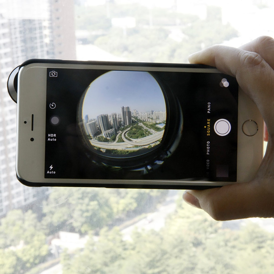 Case With Fisheye Len For Samsung Galaxy S6 With Integrated X-Mount System | UAX-FS6