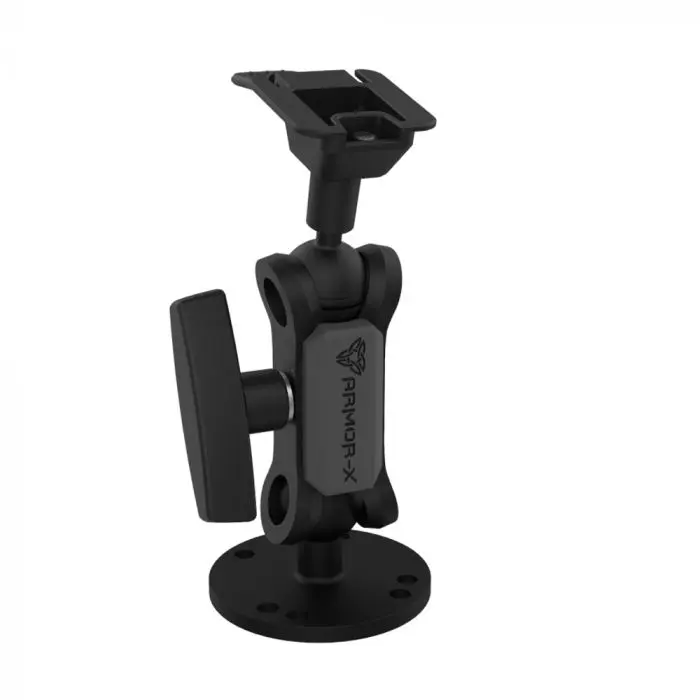 X-P22T | 2.5" ROUND PLATE AMPS MOUNT | ONE-LOCK FOR TABLET