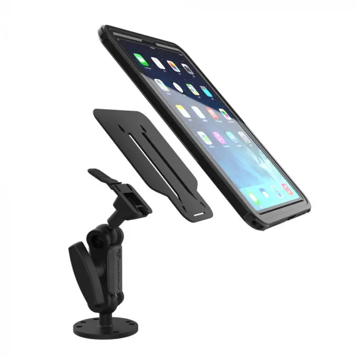 X-P22T | 2.5" ROUND PLATE AMPS MOUNT | ONE-LOCK FOR TABLET