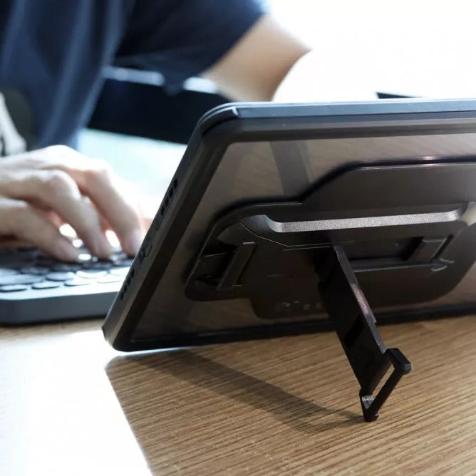 MXS-A10S | iPad 10.2 (7TH & 8TH & 9TH GEN.) 2019 / 2020 / 2021 | IP68 Waterproof Case With Handstrap & Kickstand & X-Mount