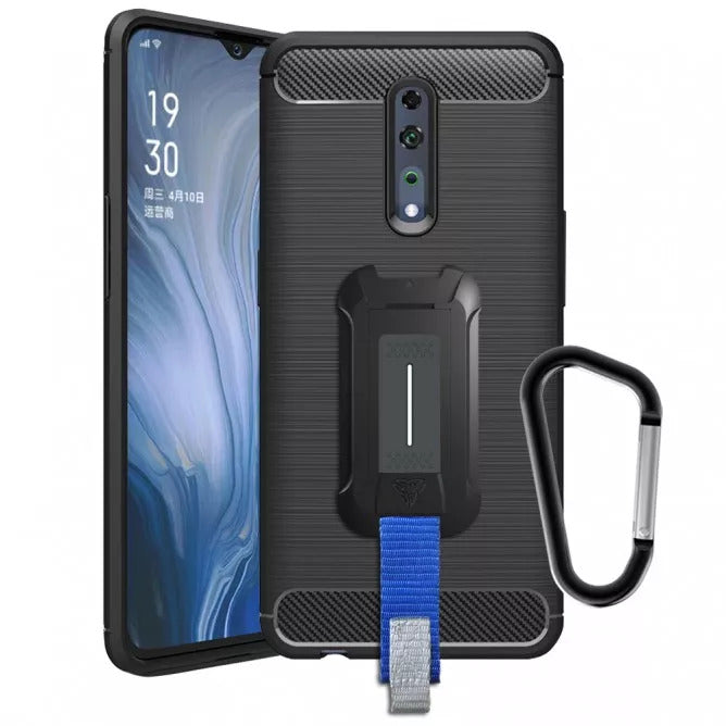 Oppo Reno Z | Mountable Shockproof Rugged Case For Outdoors W/ Carabiner | TP-OP19-RN-Z