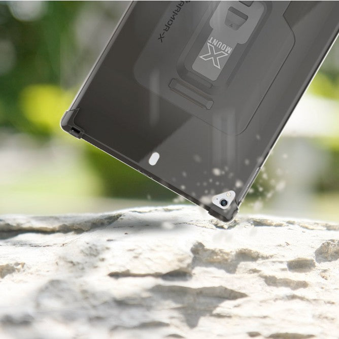 ZXT-IPAD-M5 | IPAD MINI 5 (5th Gen) | 4 CORNER PROTECTION CASE W/ HAND STRAP & X-MOUNT